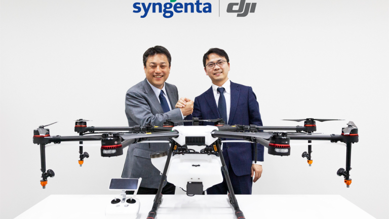 シンジェンタジャパン、農業用ドローントップシェアのDJI JAPANと 業務提携に向けた覚書締結